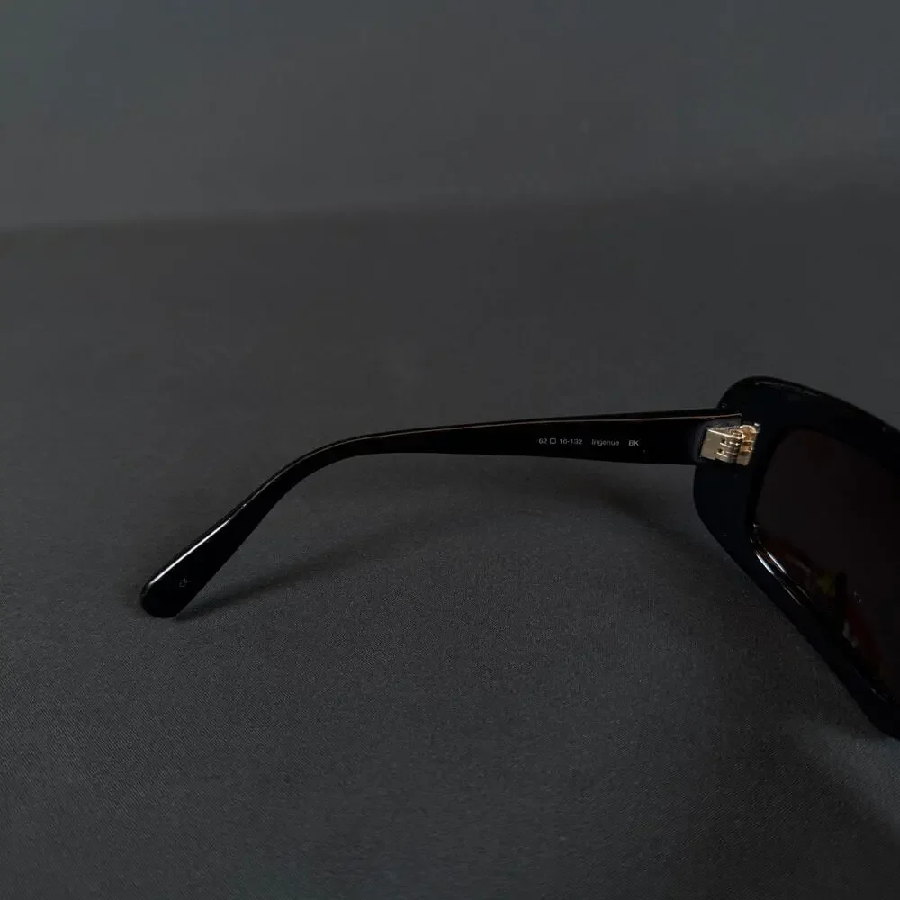 Oliver Peoples Ingenue Black Sunglasses Made in Japan 62-16-132